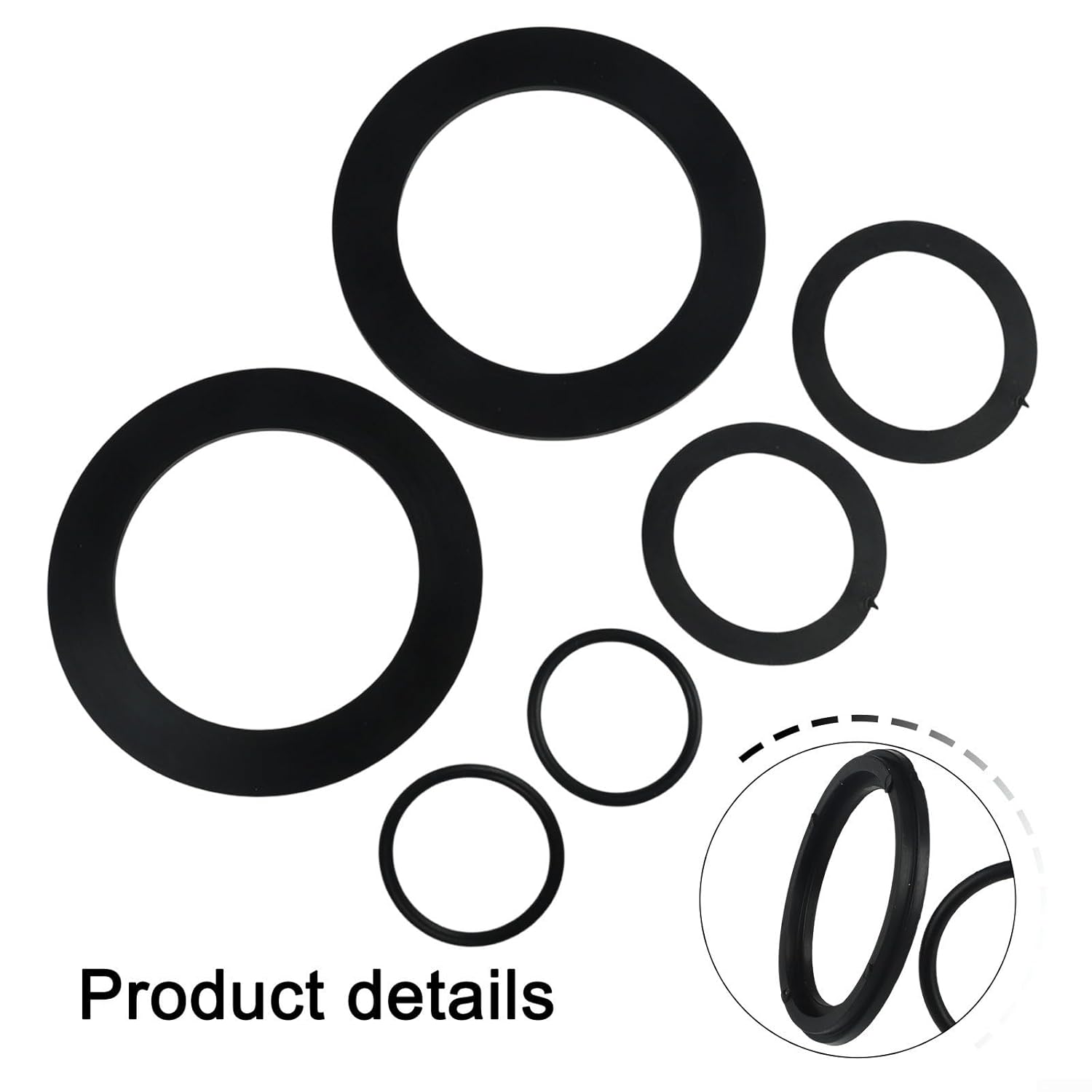 Replacement O Ring Seal Gasket Set for Pool 6PCS