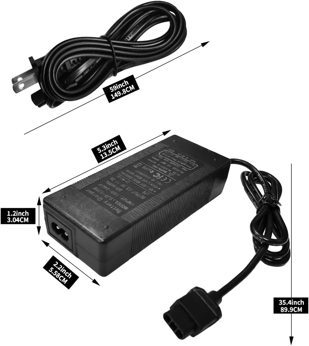 53.5V Scooter Charger 2A for NIU KQi3 KQi2 Pro