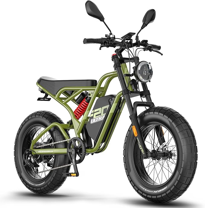 F20 Ultra Electric Mountain Bike Full Suspension 48V 25Ah