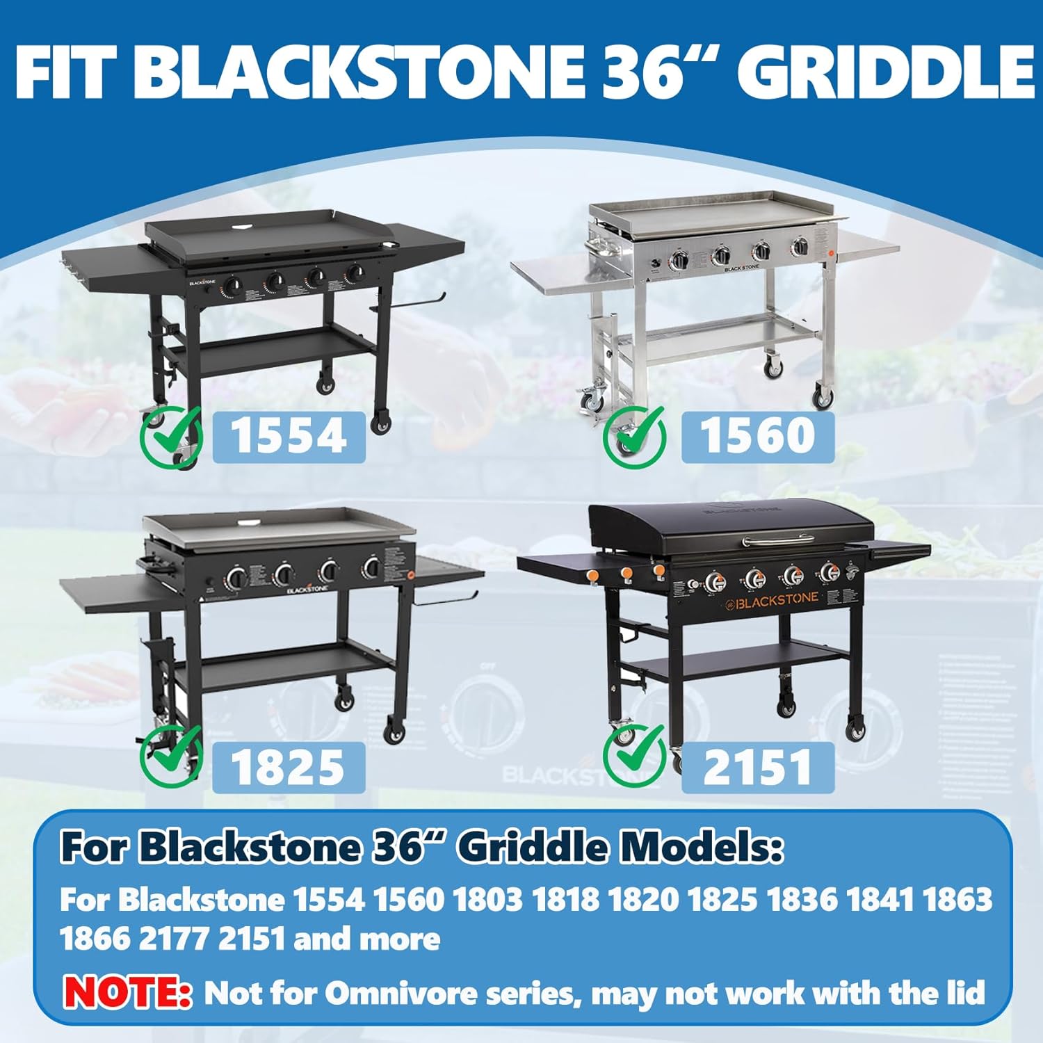 Griddle Replacement Top 36 Inch Heavy-Duty Steel Gray