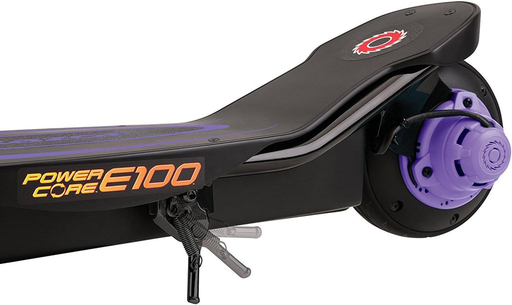 Power Core E100 Electric Scooter 100W Hub Motor Purple