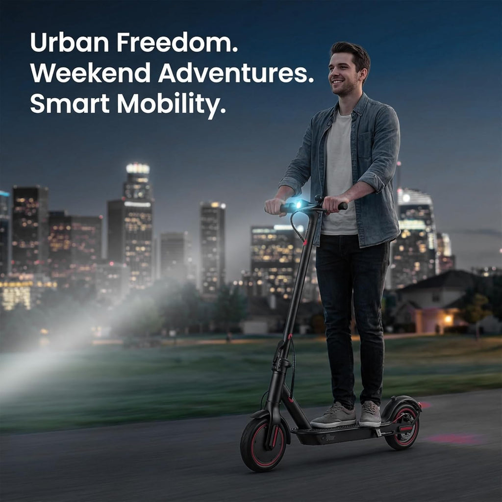 Adult Folding Electric Scooter 10.4Ah Battery Dual Suspension 35km Range