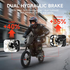 X1 Spark Electric Dirt Bike 4500W Peak Motor 60V 28.8Ah 50MPH