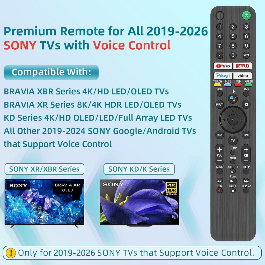 Replacement Bluetooth Voice Remote Control for Smart TV 2019-2026