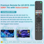 Replacement Bluetooth Voice Remote Control for Smart TV 2019-2026