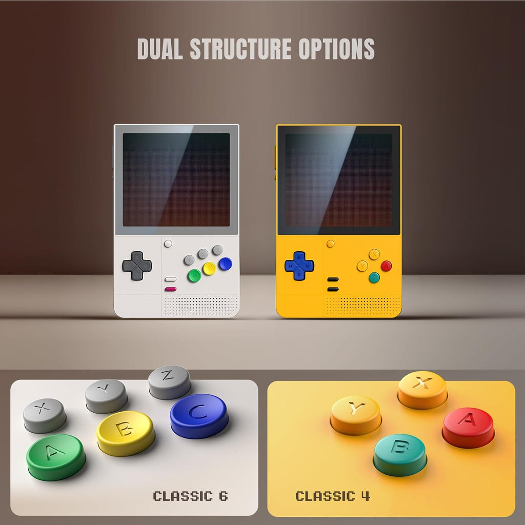 Pocket Classic Retro Handheld Game Console 3.92in OLED Touchscreen 128GB