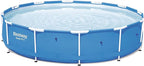 Steel Pro Frame Pool 366 x 76 cm Round Blue