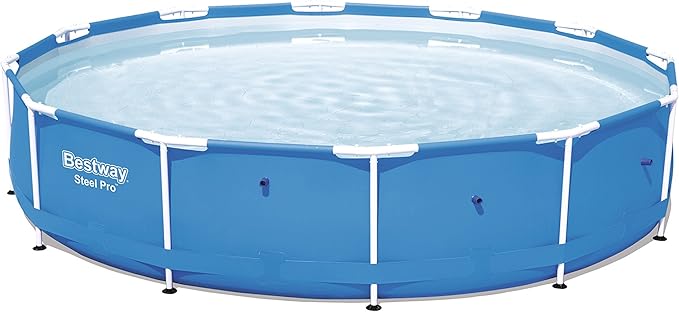 Steel Pro Frame Pool 366 x 76 cm Round Blue