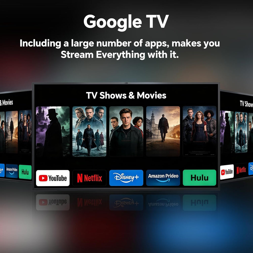 Smart Outdoor TV 1500 Nits 4K UHD Google TV with Anti-Glare Screen