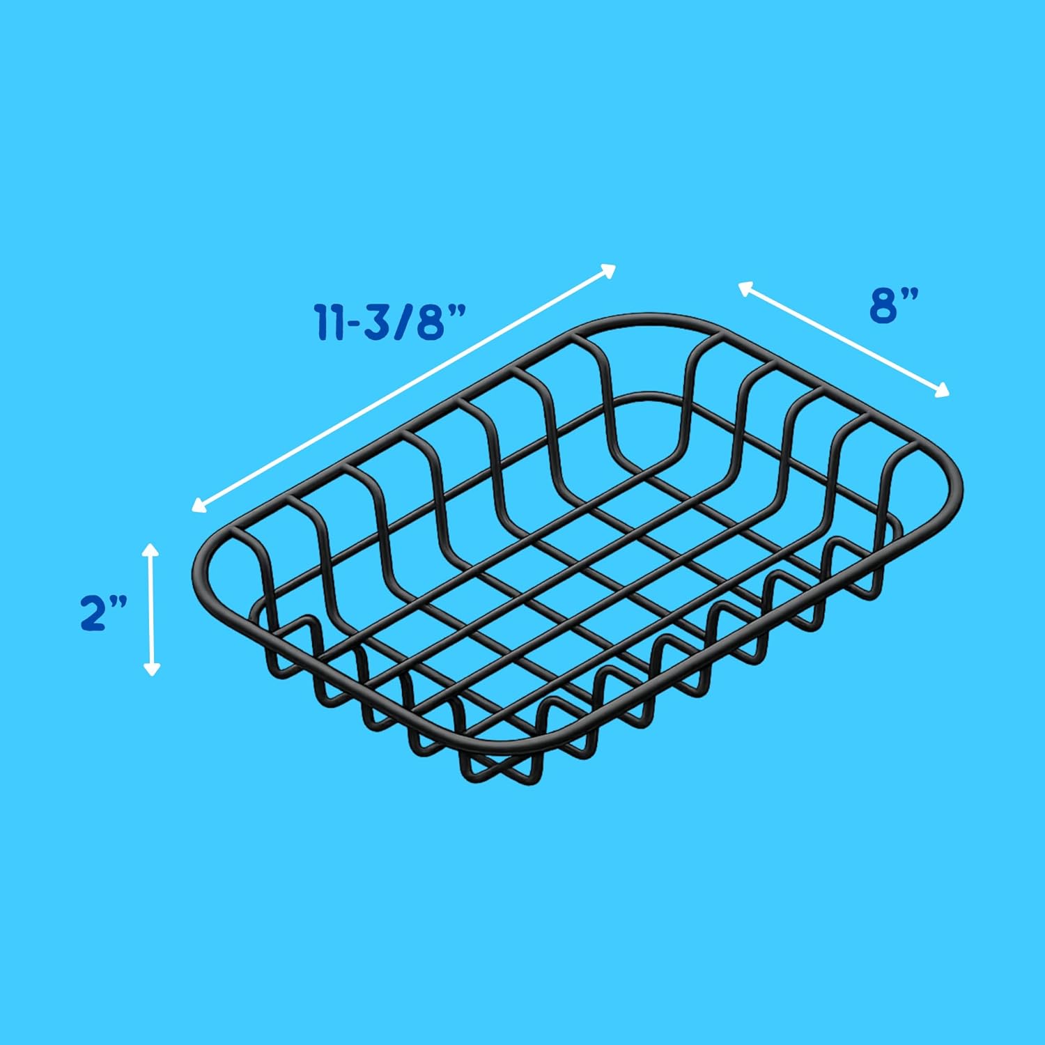 Wire Dry Goods Tray for YETI Hopper Flip 8 Cooler Basket Black