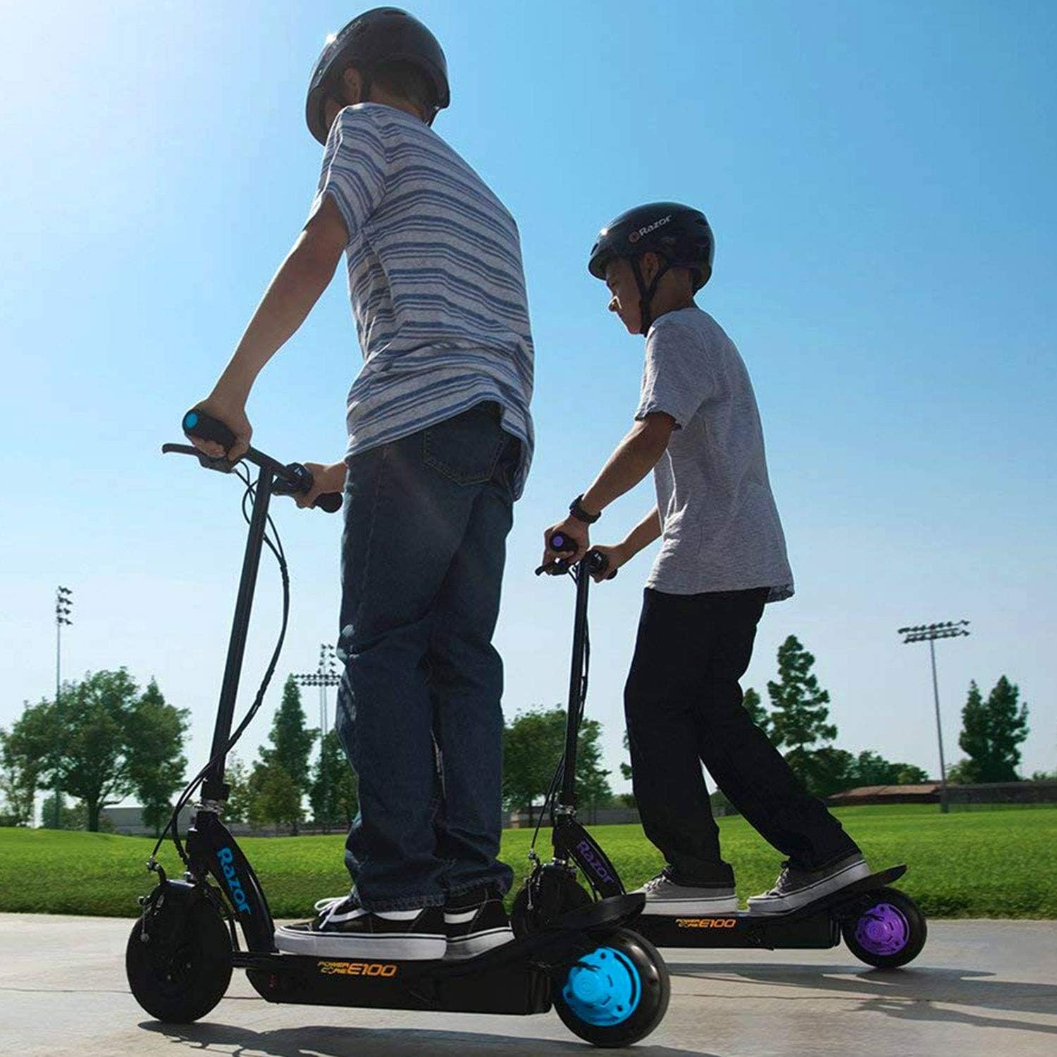 Power Core E100 Electric Scooter 100W Hub Motor Purple