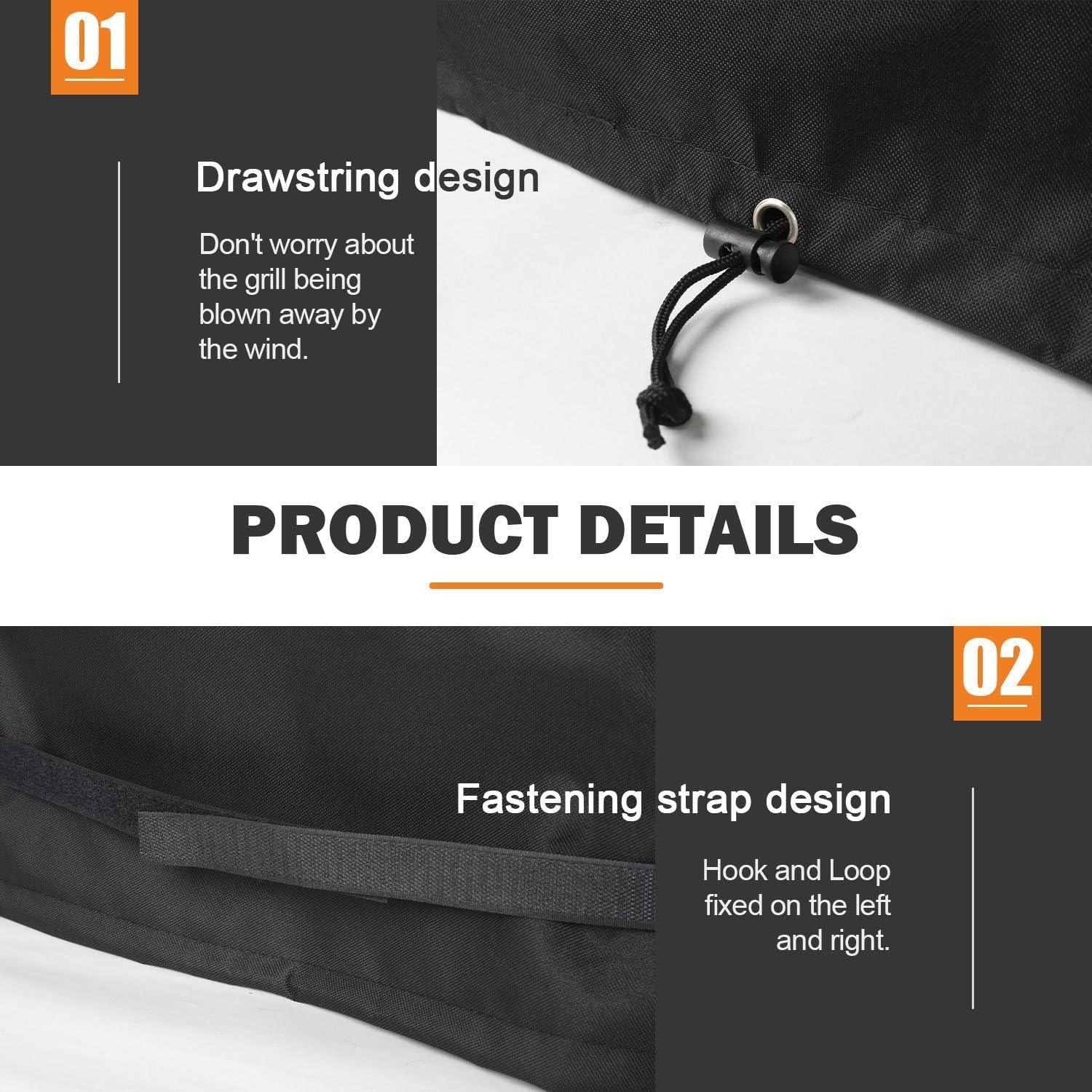 Extended Waterproof Grill Cover for 22 Inch Gas Grill