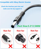 42V 2A Replacement Electric Scooter Charger with Barrel Connector
