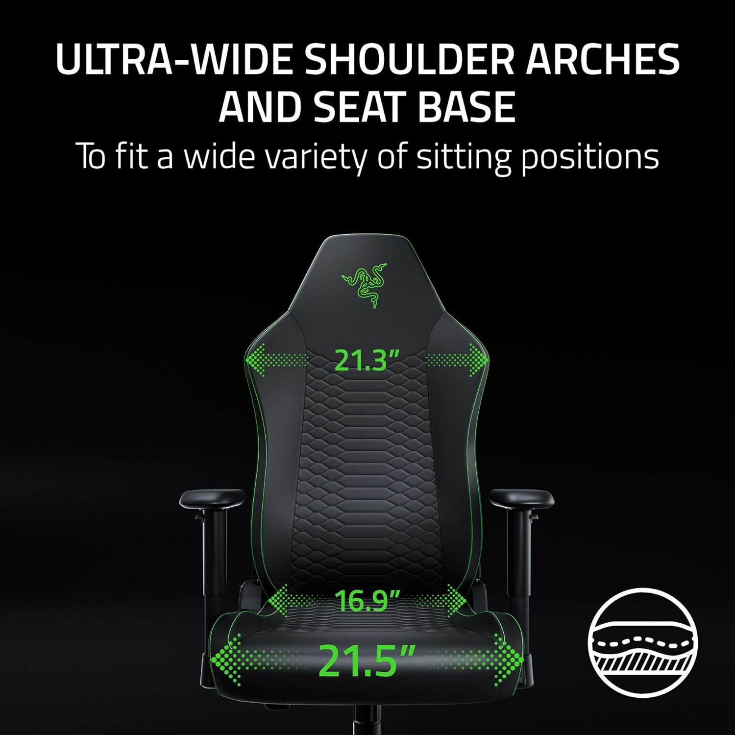 Iskur V2 X Ergonomic Gaming Chair With Cooltouch Gen-2 Epu Leather