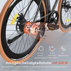 F1 Electric Bike 250W 36V 10Ah Pedelec Black 700C