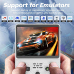 R36S Retro Gaming Console 3.5in IPS Screen Linux 64GB White