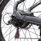 06 Electric Bike 26in Fat Tire 48V 17.5Ah Removable Battery Red