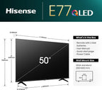 50 Inch 4K QLED Smart TV 2024 Model 50E77NQTUK
