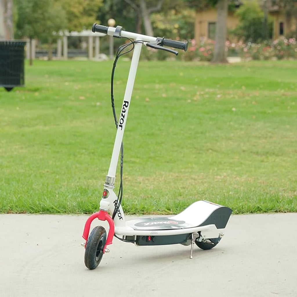 E200 Electric Scooter 12 MPH High-Torque Motor 40 Min Ride Time White