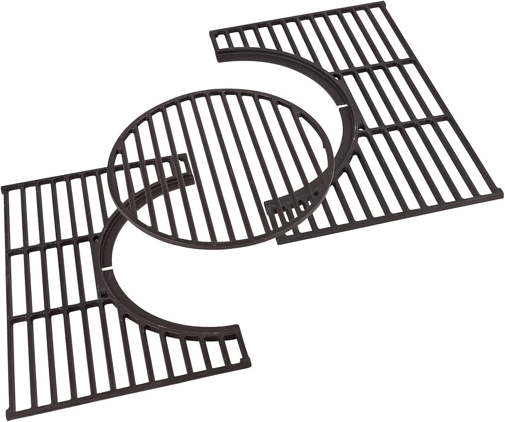Universal Enamelled Cast Iron Grill Grate Set Black