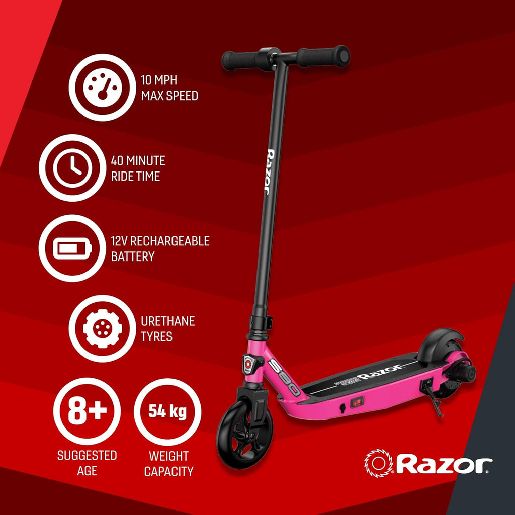 Power Core S80 Electric Scooter Pink 16 km/h