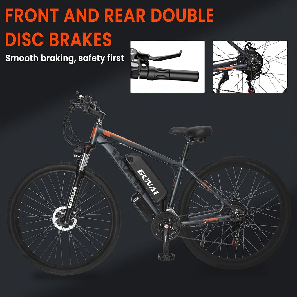 GN29 29 Inch Electric Mountain Bike 48V 15AH 21-Speed