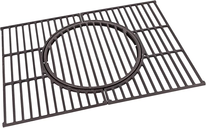 Universal Enamelled Cast Iron Grill Grate Set Black