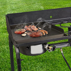 Flat Top Gas Grill Griddle for 14 and 16 Inch Stoves, Nonstick Black