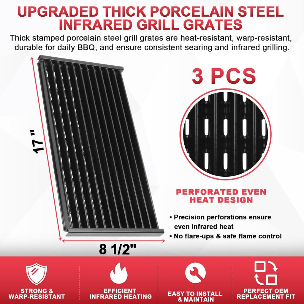 Infrared Grill Grates Replacement for CharBroil Performance Tru Infrared 3 Burner