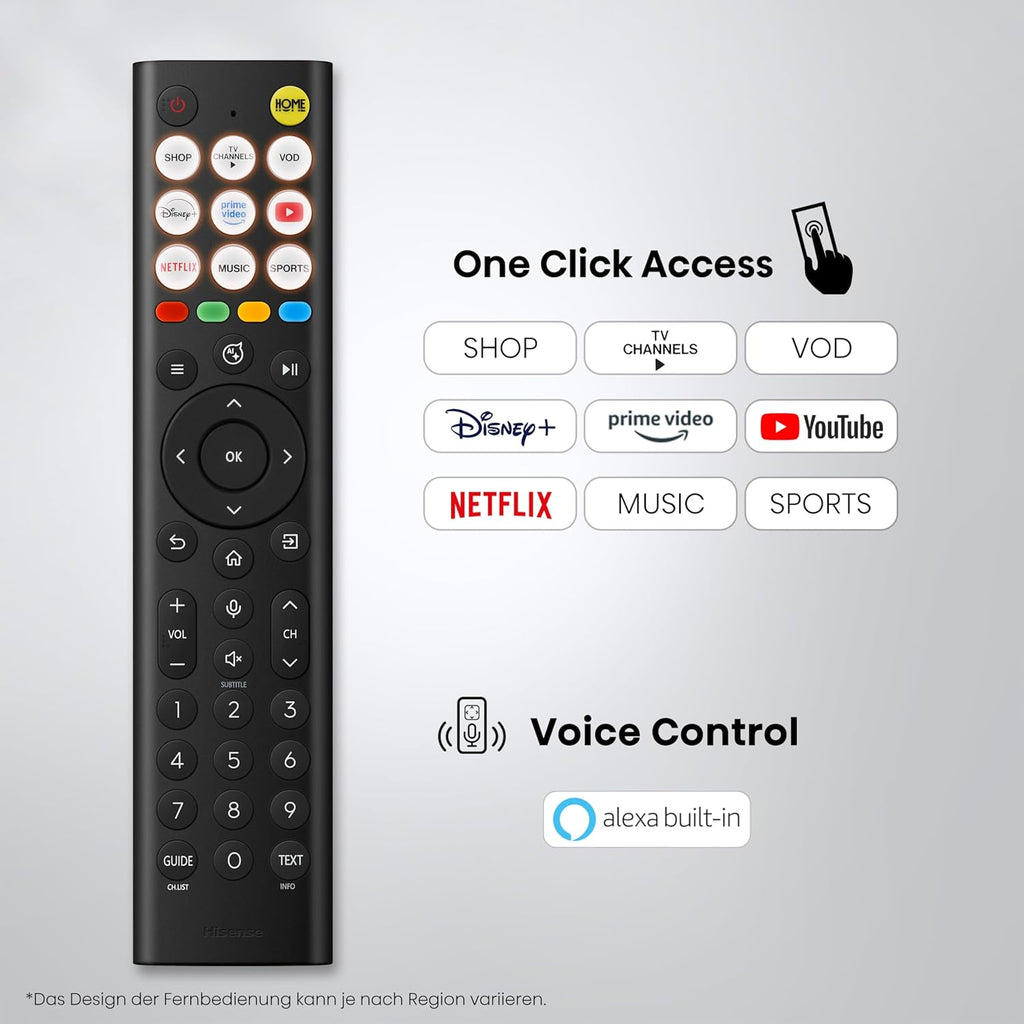 E7DS Series 4K QLED Smart TV 43in Dolby Vision IQ