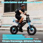 M16 16in All-Terrain Electric Fatbike with Full Suspension