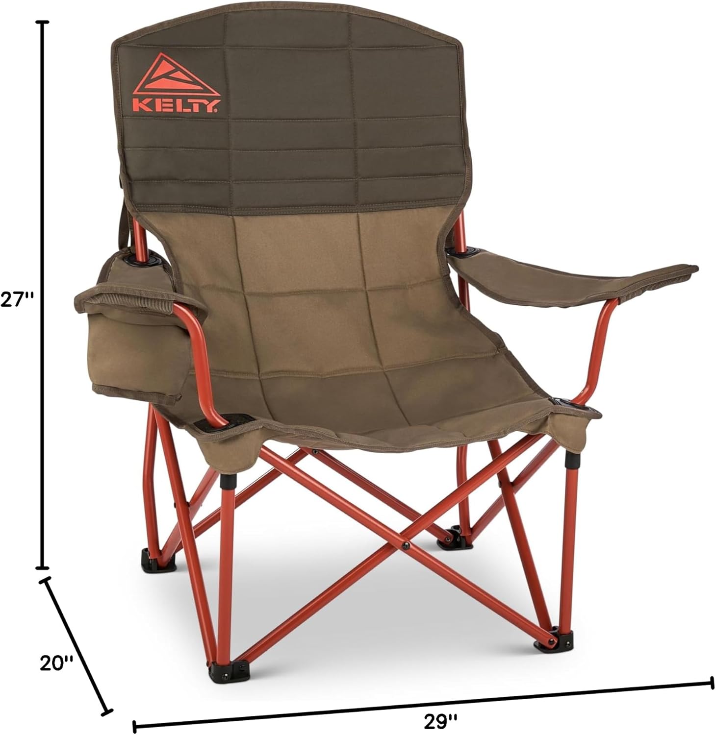 Lowdown Camping Chair 12.5in Seat Height 350lb Capacity