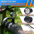 Ebike Headlight 12V-60V 200 Lumens 4 LED Front Light