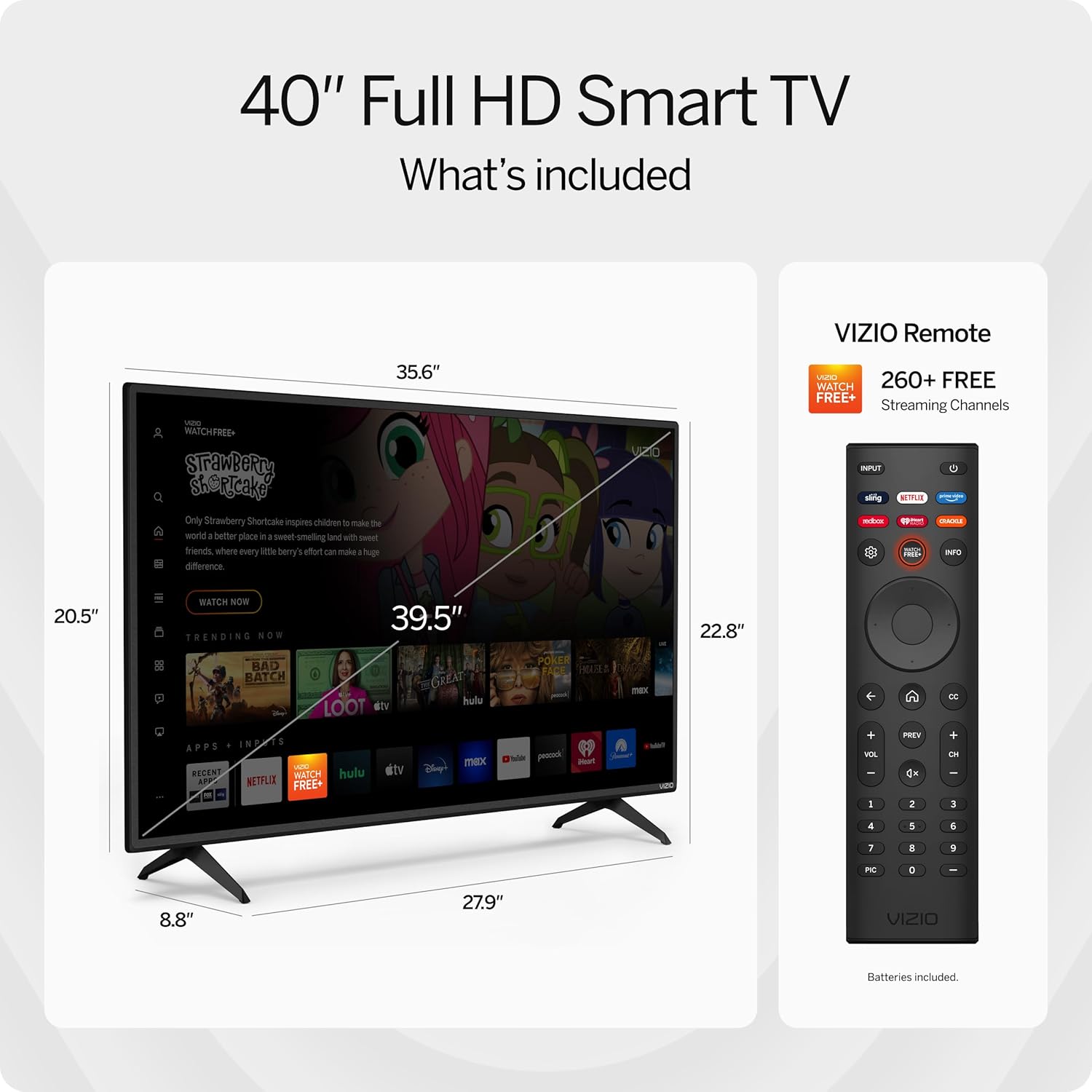 D-Series Full HD 1080p Smart TV with AMD FreeSync and Chromecast