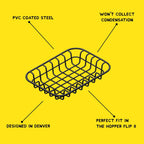 Wire Dry Goods Tray for YETI Hopper Flip 8 Cooler Basket Black