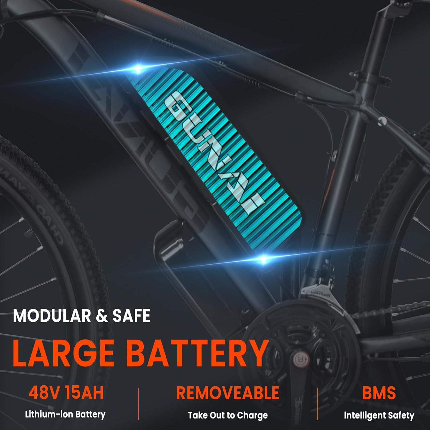 GN29 29 Inch Electric Mountain Bike 48V 15AH 21-Speed