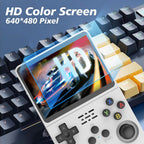 R36S Retro Gaming Console 3.5in IPS Screen Linux 64GB White