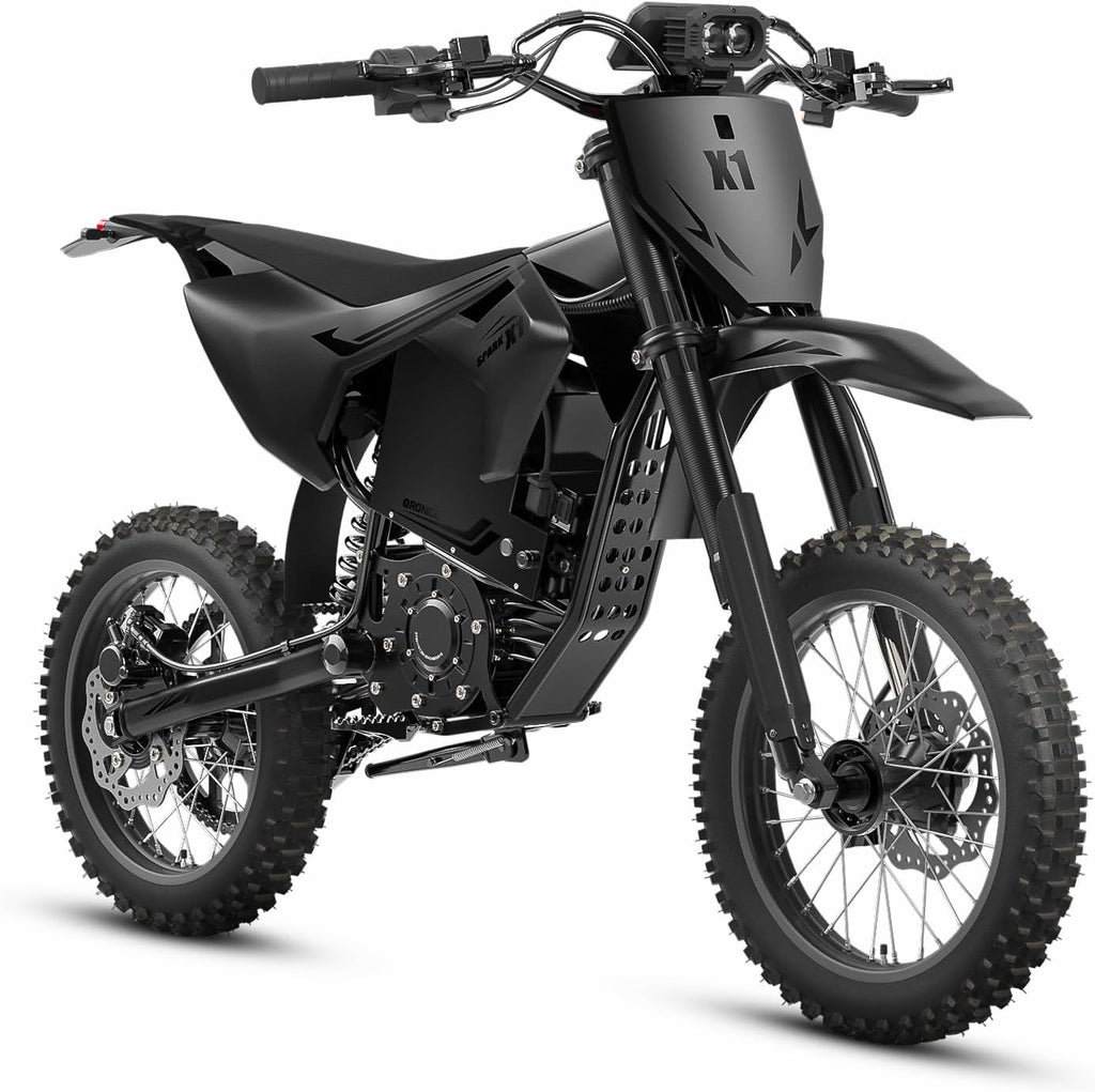 X1 Spark Electric Dirt Bike 4500W Peak Motor 60V 28.8Ah 50MPH