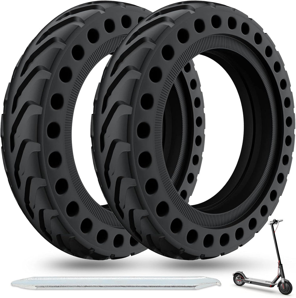 Solid Tire Electric Scooter Replacement Wheel 8.5in Honeycomb Design