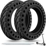 Solid Tire Electric Scooter Replacement Wheel 8.5in Honeycomb Design
