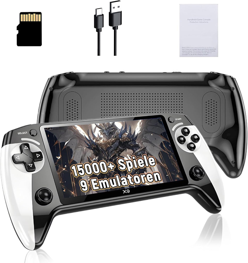 X9 Retro Handheld Game Console 5.5in 15000 Games