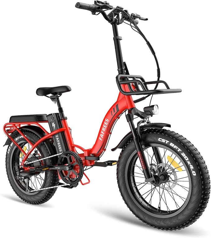 Folding Electric Bike 20in Fat Tire 48V 22.5Ah 7-Speed