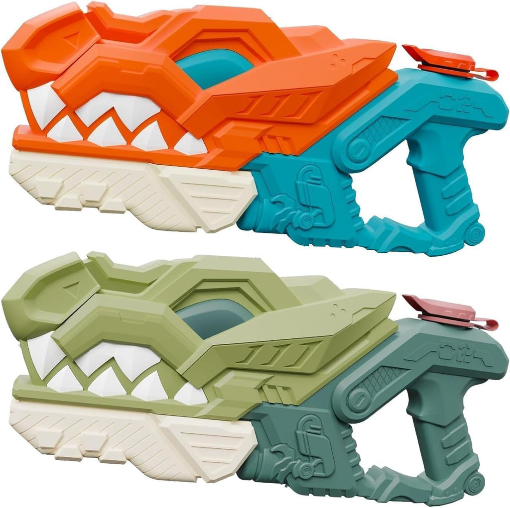 Dinosaur Water Gun Squirt Blaster 32ft Range 20oz Capacity Kids Toy