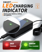 42V 2A Electric Scooter Charger 84W Adapter for 36V Lithium Battery