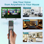 Replacement Bluetooth Voice Remote Control for Smart TV 2019-2026
