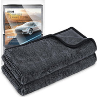 Twisted Microfiber Drying Towels 24x16 Inch 2 Pack High Absorbency