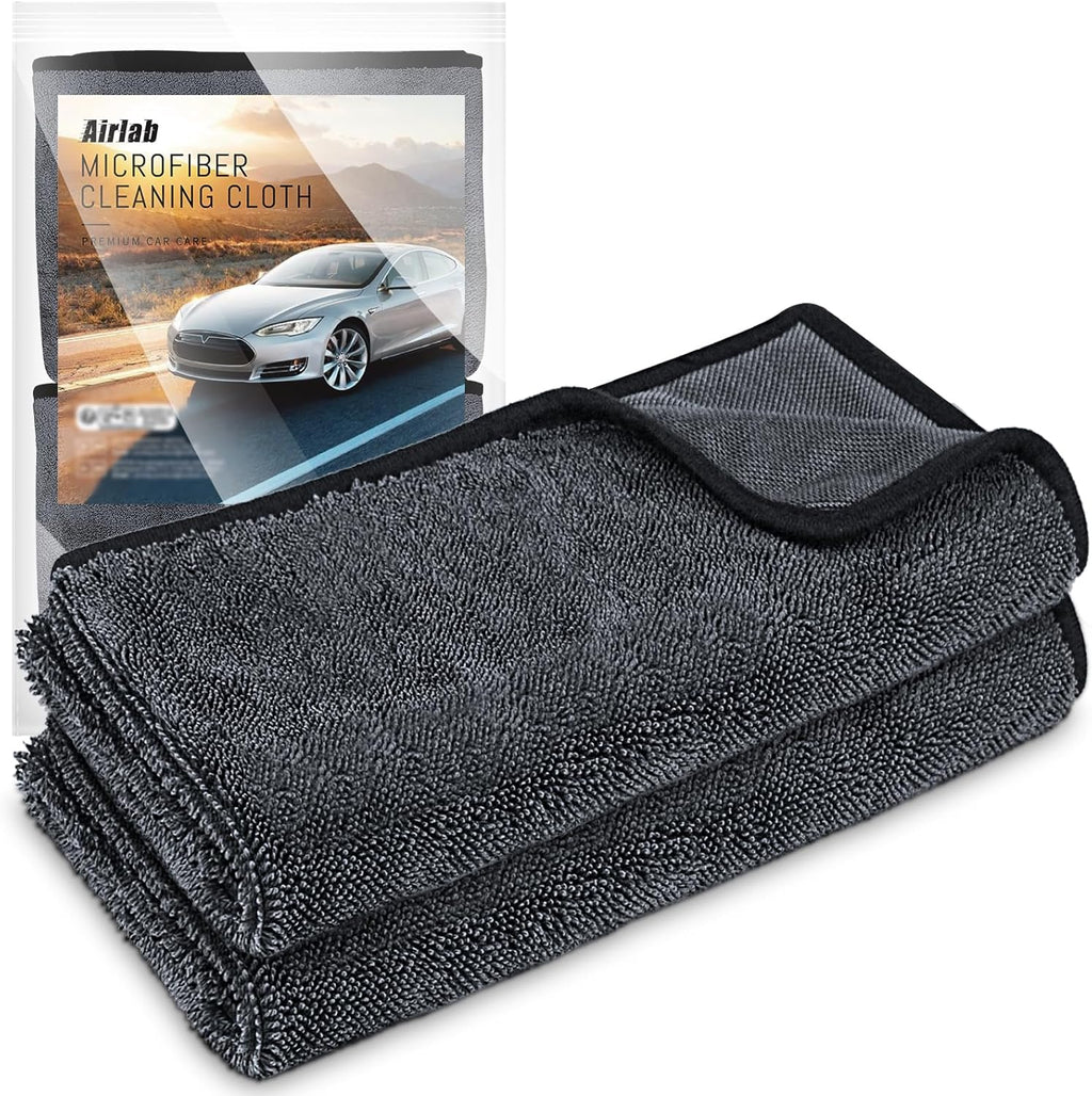 Twisted Microfiber Drying Towels 24x16 Inch 2 Pack High Absorbency