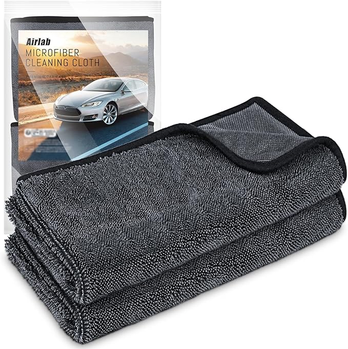 Twisted Microfiber Drying Towels 24x16 Inch 2 Pack High Absorbency