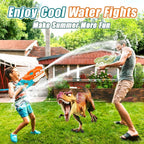 Dinosaur Water Gun Squirt Blaster 32ft Range 20oz Capacity Kids Toy
