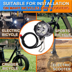 Ebike Headlight 12V-60V 200 Lumens 4 LED Front Light